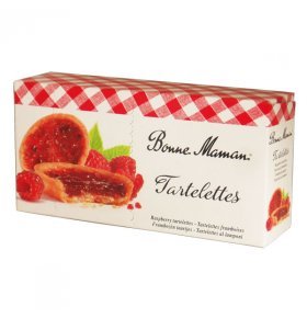 Печенье Tartelettes с малиновой начинкой Bonne Maman 135 гр