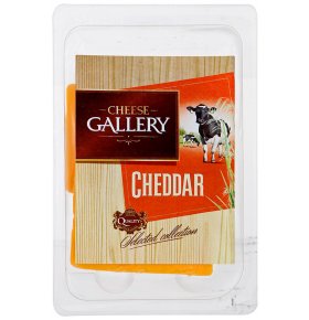 Сыр Cheddar красный 45% Cheese Gallery 150 гр нарезка