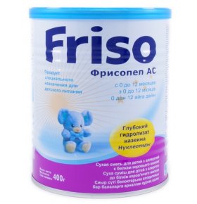 Смесь Фрисопеп 0-12 мес Friso 400 гр