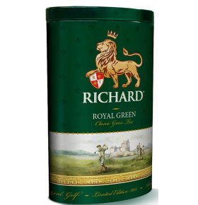 Чай зеленый Royal Green зеленый крупнолистовой Richard 80 гр