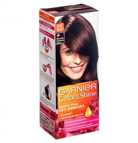 Краска для волос Color Shine Морозный каштан 4.15 Garnier 110 мл