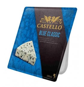 Сыр Blue Classic мягкий с голубой плесенью 50% Castello 125 гр