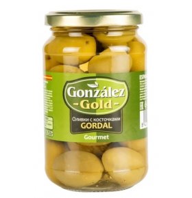 Оливки Gordal с косточками Gonzalez Gold 350 гр