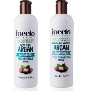 Косметический набор для волос с аргановым маслом, увлажняющий Inecto