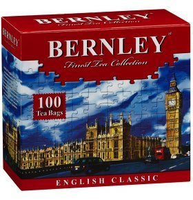 Чай черный Bernley английский классический 100х2г
