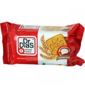 Печенье сдобное топленое молоко на фруктозе Dr.DiaS 170Г