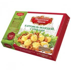 Картофель молодой с грибами Российская Корона 300 гр
