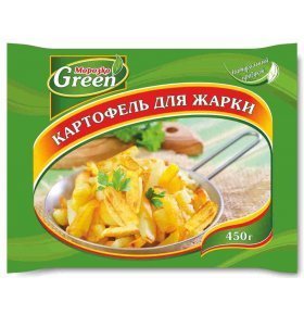 Картофель для жарки Морозко Green 450 гр