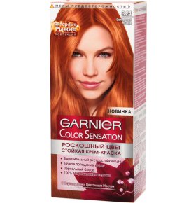 Краска для волос Color Sensation Роскошь цвета  8.24 Солнечный Янтарь Garnier