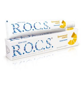 Зубная паста R.O.C.S. для взрослых со вкусом ананаса 74 гр