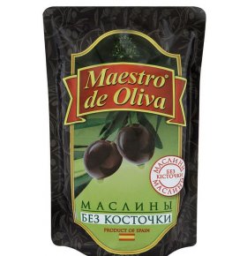 Маслины без косточки Maestro de Oliva 170 гр
