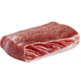 Свиной карбонад охлажденный в в/у, 1 кг