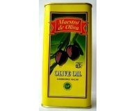 Масло оливковое Maestro de Oliva чистое рафин ж/б 500мл
