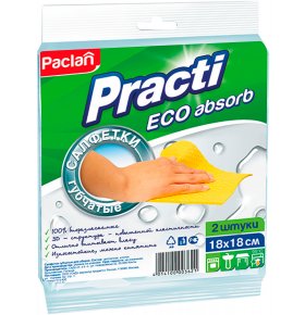 Упаковка салфеток губчатых Practi Paclan 2 шт