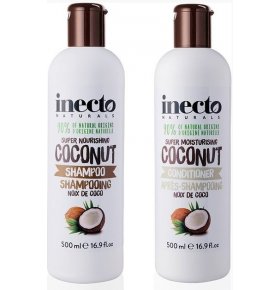 Косметический набор для волос с маслом кокоса питательный Inecto 1 уп
