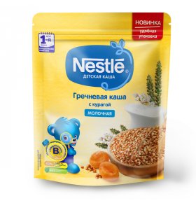 Каша Гречневая с курагой с 5 месяцев Nestle 220 гр