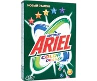 Порошок стиральный Ariel Color De Lux автомат 450г