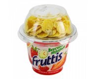 Продукт йогуртный Fruttis Вкусный перерыв клубника-земляника 2,5% 180г