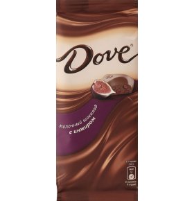 Шоколад молочный с инжиром Dove 90Г