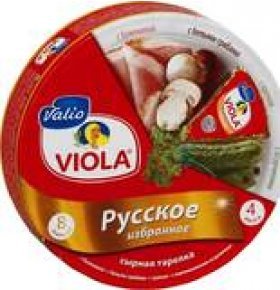 Сыр плавленый ассорти русское избранное 21% Виола 130 гр