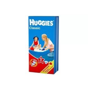 Детские подгузники Унисекс  N5 L 11-25 кг Huggies Classic 58 шт