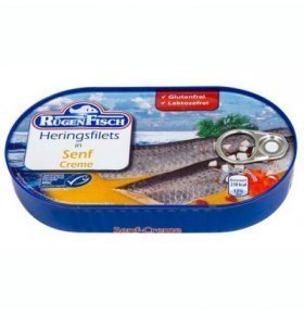 Филе сельди в горчичном соусе Rugen Fisch 200 гр