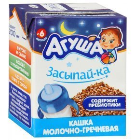 Каша молочная гречневая Засыпай-ка 2,5% Агуша