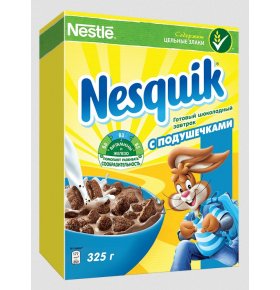Готовый завтрак Nesquik Подушечки Банановые Nestle 220 гр