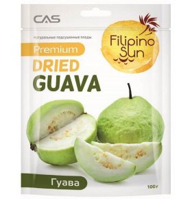 Сухофрукты Плоды гуавы сушеные Filipino Sun 100 гр