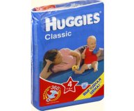 Детские подгузники Унисекс Classic N4 M 7-16 кг Huggies 68 шт