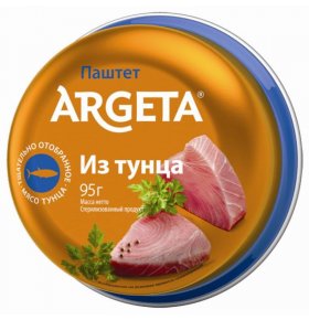 Тунец паштет из тунца Argeta 95 гр