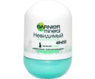 Шариковый дезодорант-антиперспирант Mineral Невидимый Против влажности Garnier 50 мл