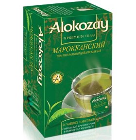 Чай зеленый Tea Марокканский Аlokozay 25 пак