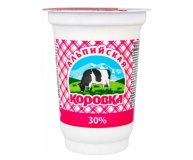 Сметана Продукт молокосодержащий 30% Альпийская корова 400 гр