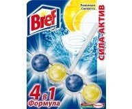 Подвесной туалетный блок Power Aktiv лимон Bref 51г