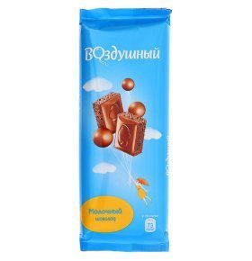 Шоколад молочный пористый шоколад Воздушный 85 гр