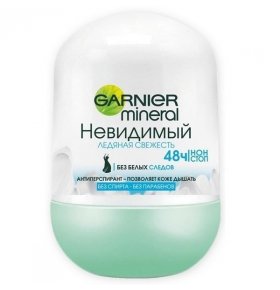 Дезодорант шариковый Mineral Ледяная свежесть женский Garnier 50 мл