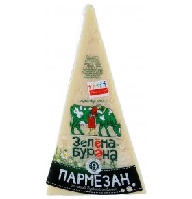 Сыр Пармезан 40% Зелена-Бурена 200 гр