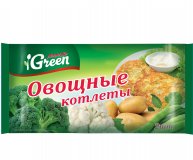 Котлеты овощные Green Морозко 150 гр