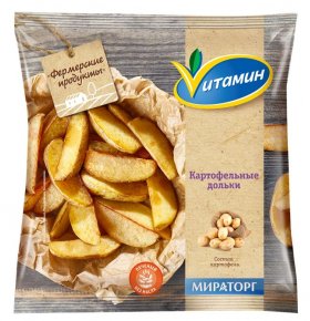 Картофельные дольки Витамин Мираторг 600 гр