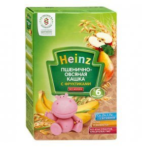 Каша пшенично-овсяная Heinz 200 гр