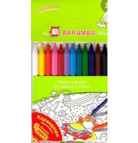 Набор пластиковых карандашей Baramba 12 штук