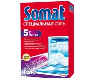 Соль для посудомоечной машины Somat 1,5 кг
