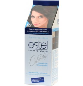 Краска-уход для волос Celebrity тон шоколад 5/7 Estel 140 мл