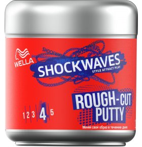 Паста формирующая для волос Shockwaves Rough-cut putty Wella 150 мл