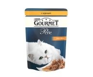 Консервы для кошек Gourmet Perle "Кусочки в подливе" (курица) 85г