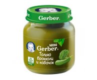 Овощное пюре брокколи кабачок Gerber 130 гр