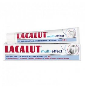 Зубная паста Мульти эффект Lacalut 75 мл