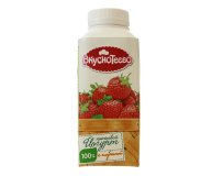 Йогурт питьевой с клубникой 1,5% Вкуснотеево 750 гр