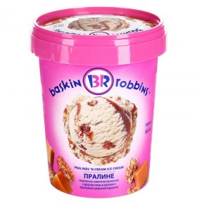 Мороженое Пралине Baskin robbins 1000 мл